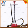 Stainless Steel Small Pretty Waist Big Bowl of Silicone Tube Bottle Pipes of Smoke Hookah Shisha Charcoal Water Pipe Smoking Tobacco